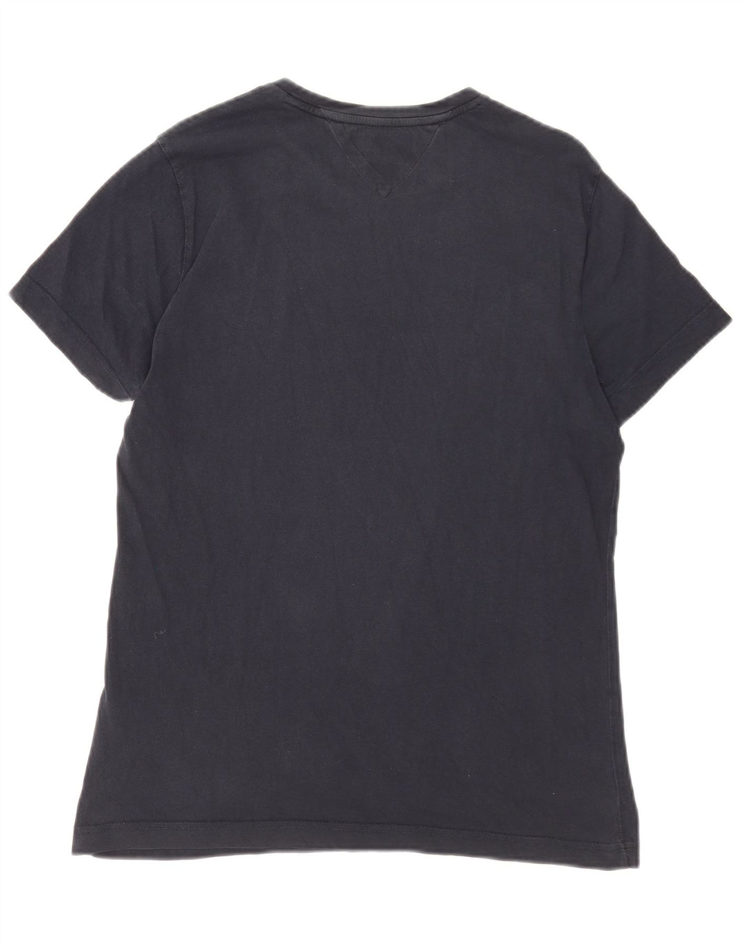 T-shirt grafica da uomo Tommy Hilfiger Top in cotone blu navy medio