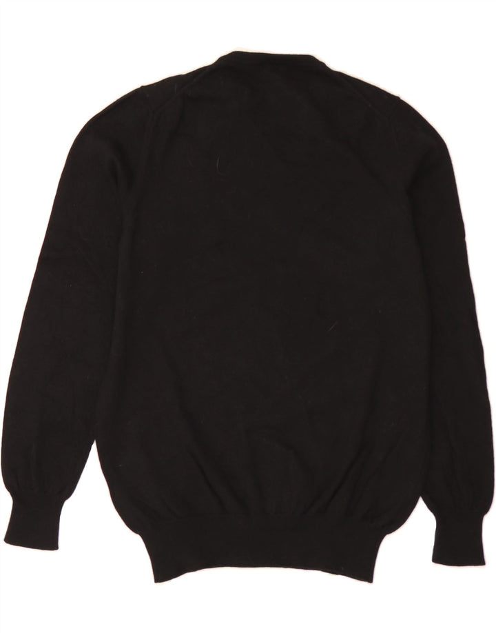 BROOKSFIELD Mens Crew Neck Jumper Sweater Small Black Vintage Brooksfield and Second-Hand Brooksfield from Messina Hembry 