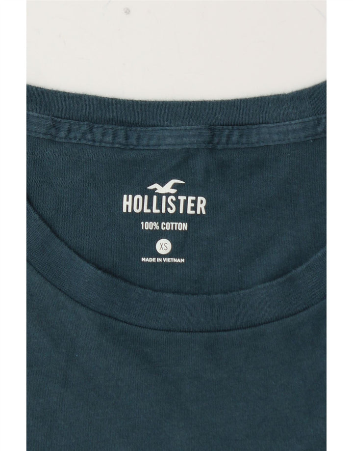 T-shirt da uomo HOLLISTER Top XS in cotone blu
