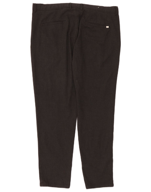 Pantaloni chino slim da uomo Zara EU 46 XL W36 L29 Grigio