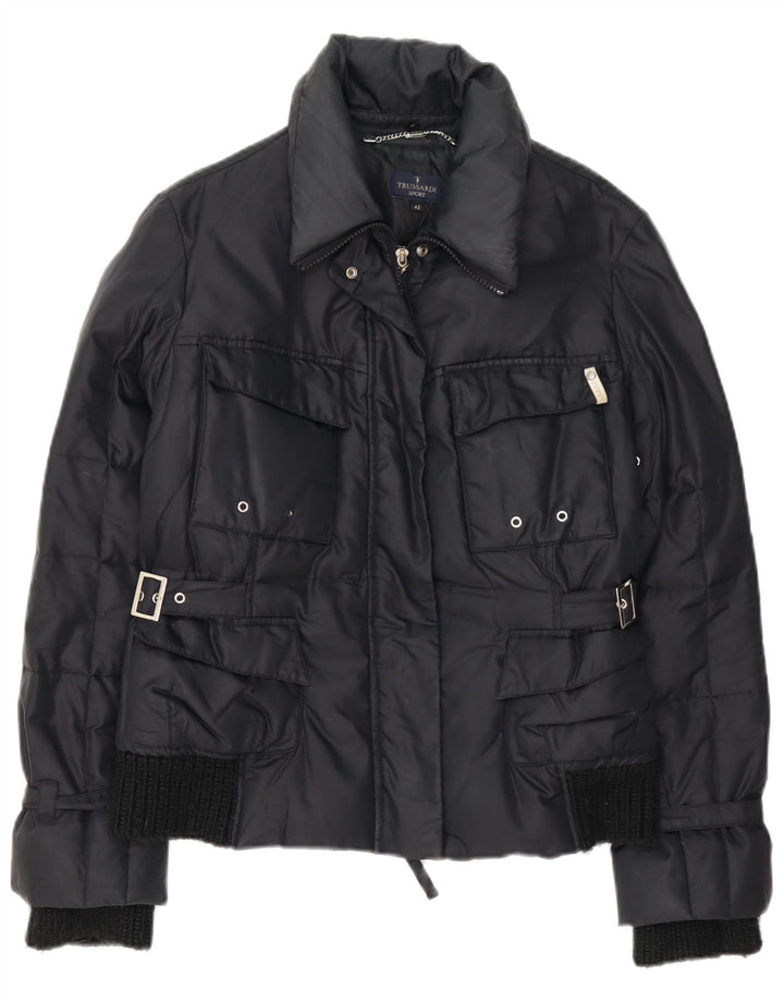 Piumino Donna Trussardi IT 42 Medium Nero Poliammide