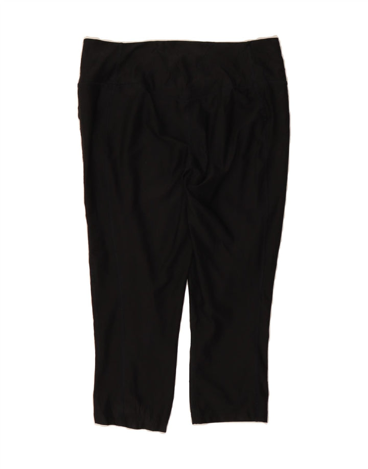 NIKE Womens Dri Fit Capri Leggings UK 14 Large Black Polyester Vintage Nike and Second-Hand Nike from Messina Hembry 