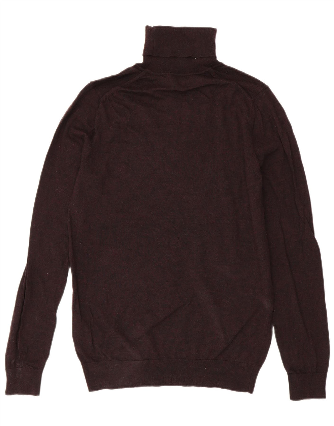 Maglione da uomo Reiss a collo alto in lana bordeaux media