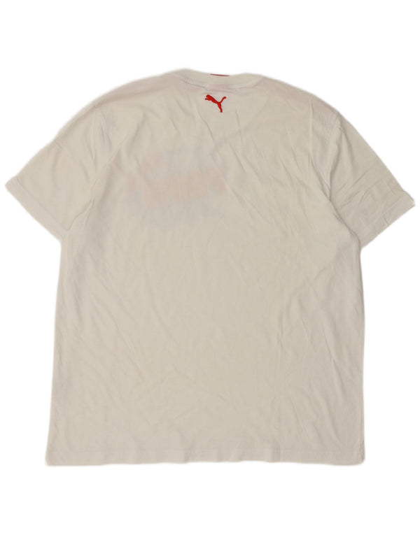 T-shirt grafica da uomo Puma XL bianca