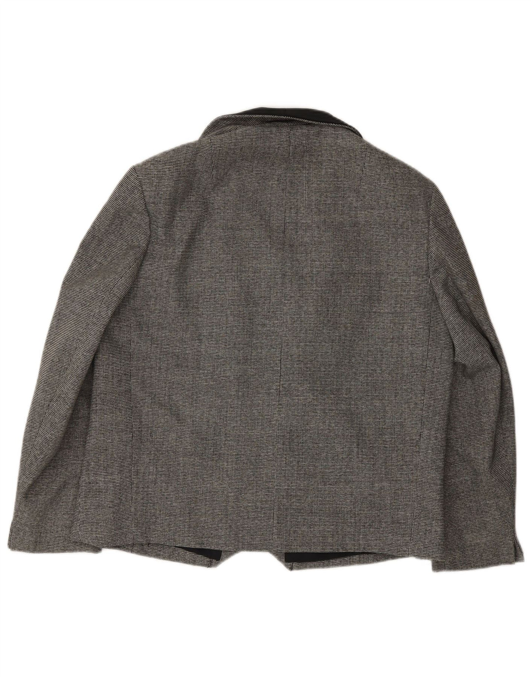 Giacca blazer doppiopetto da donna Erle ZF UK 16 grande pied de poule grigio