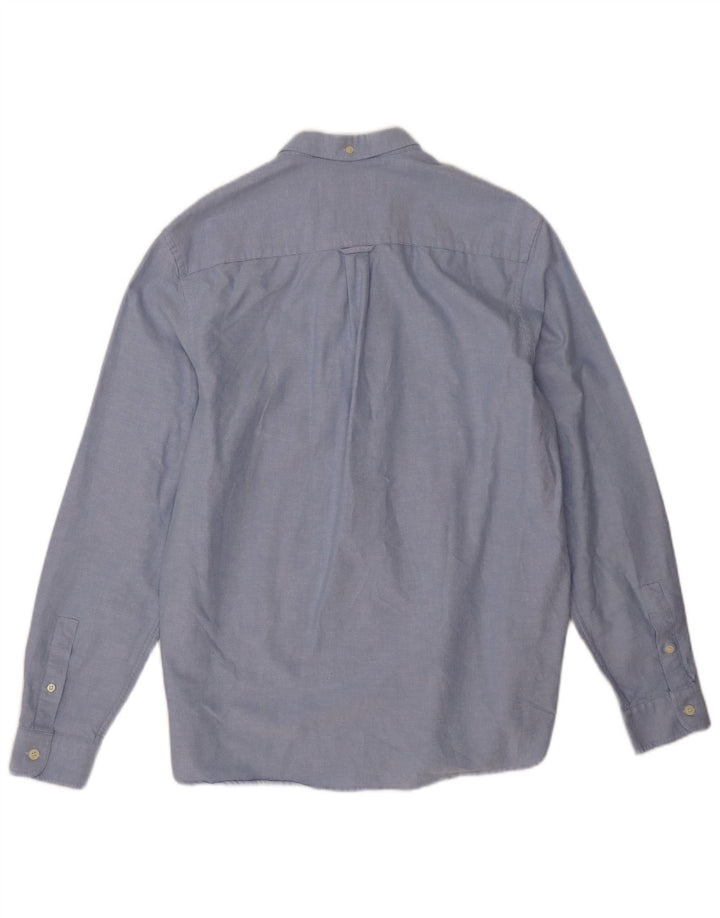 Camicia da uomo Lyle & Scott grande in cotone blu