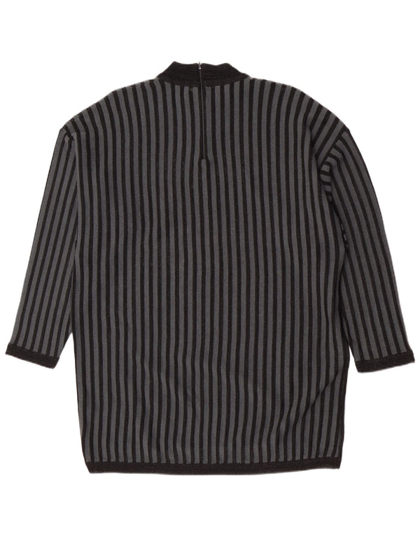 Maglione maglione a collo alto da donna di Portobello UK 14 medio nero