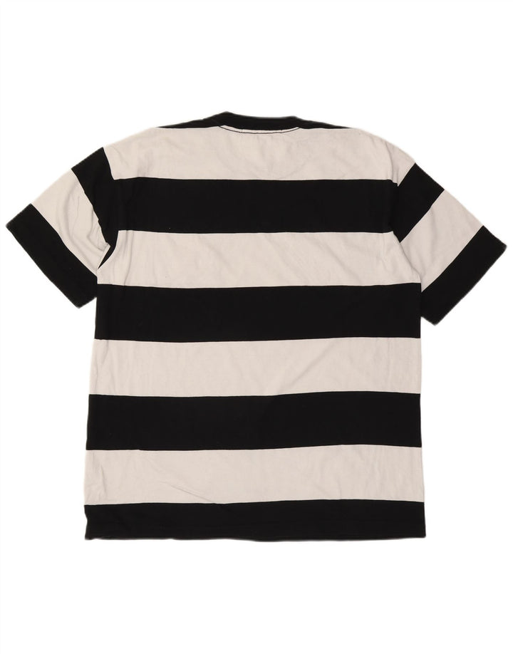 CALVIN KLEIN JEANS T-shirt da uomo Top piccola a righe nere