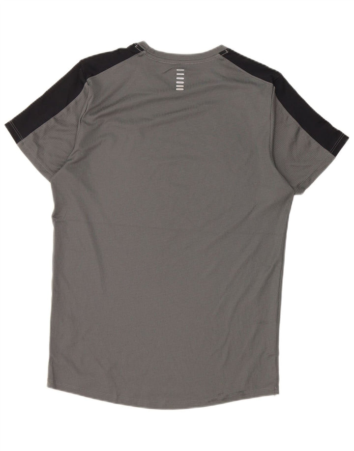 Maglietta Under Armour da uomo Heat Gear, piccola, in poliestere color block grigio