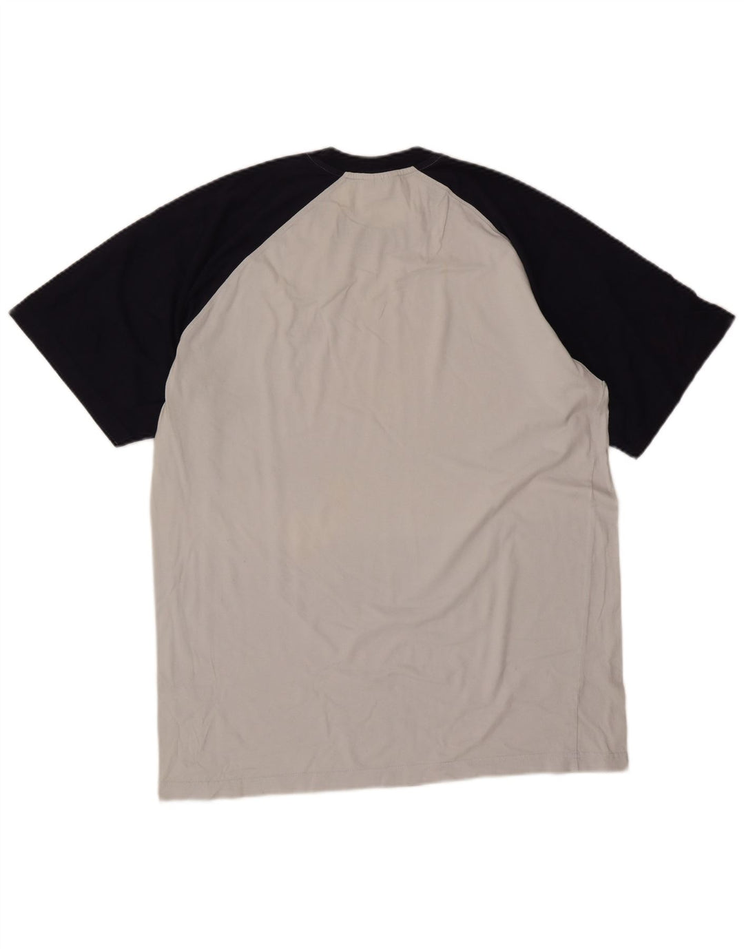 T-shirt Fila da uomo Top XL in cotone color block grigio