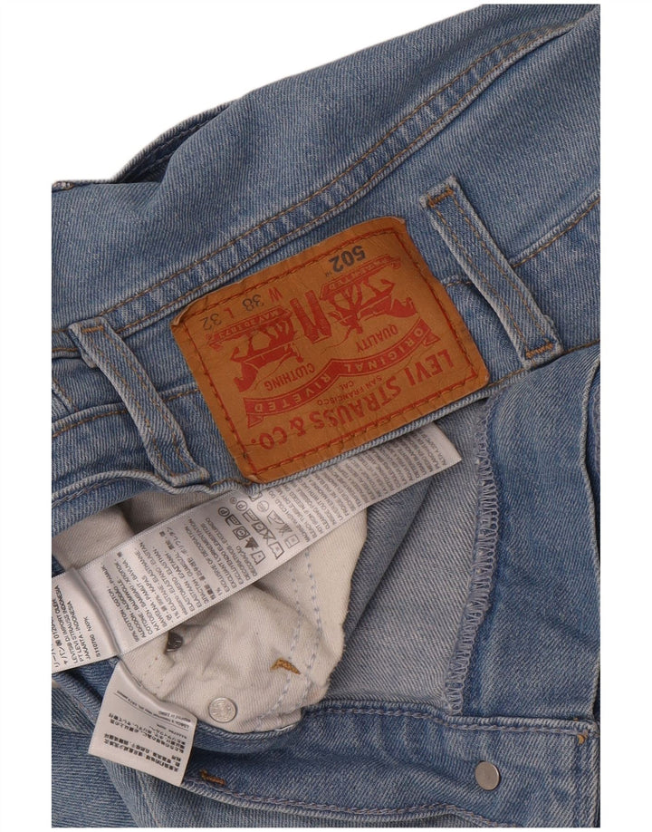 Levi's Uomo 502 Jeans affusolati W38 L32 Cotone blu