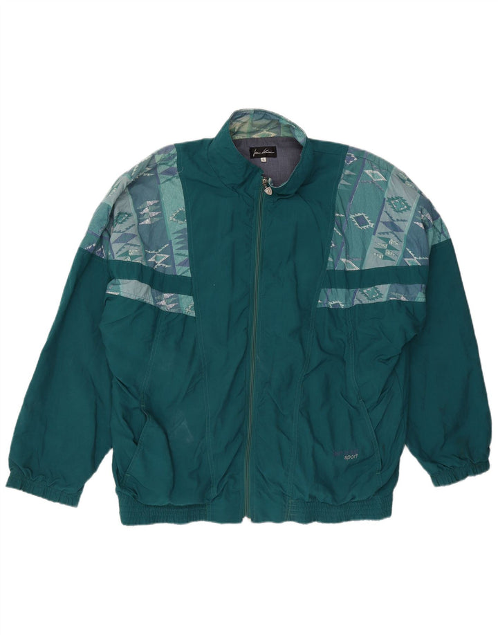 Giacca da tuta da uomo Jean Leduc XL Poliestere geometrico verde