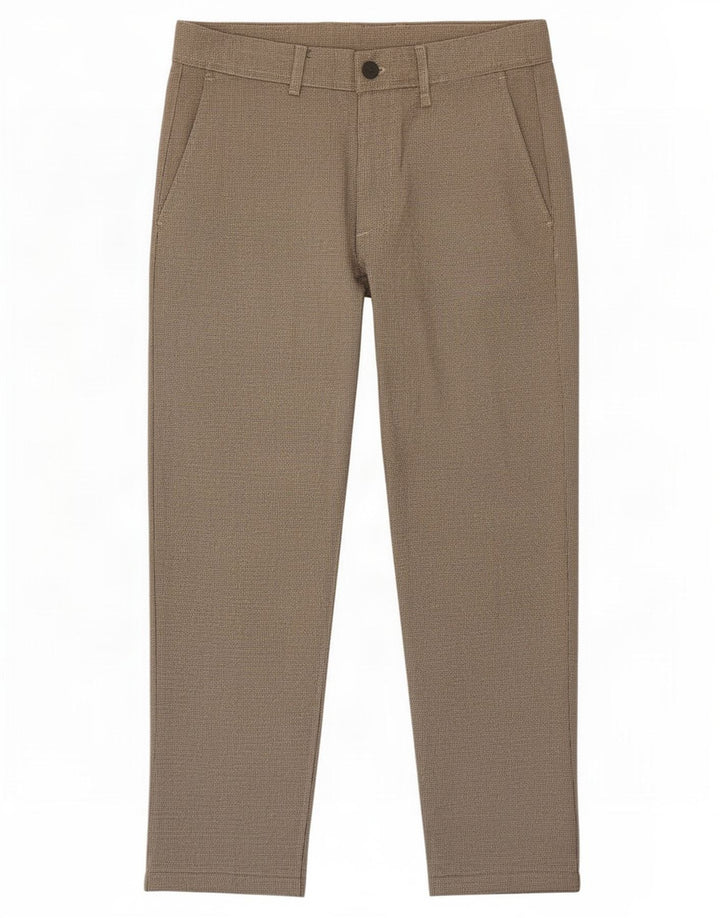 Pantaloni chino corti da uomo Zara medi W31 L24 pied de poule marroni