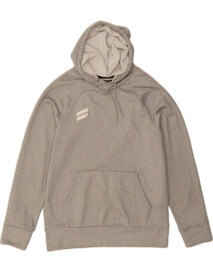 HURLEY Mens Hoodie Jumper Medium Grey Polyester Vintage Hurley and Second-Hand Hurley from Messina Hembry 