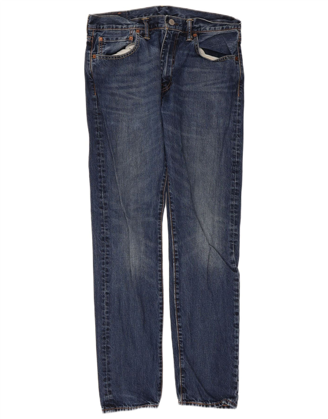 Jeans Levi's Uomo 512 Slim Tapered W33 L32 Cotone Blu