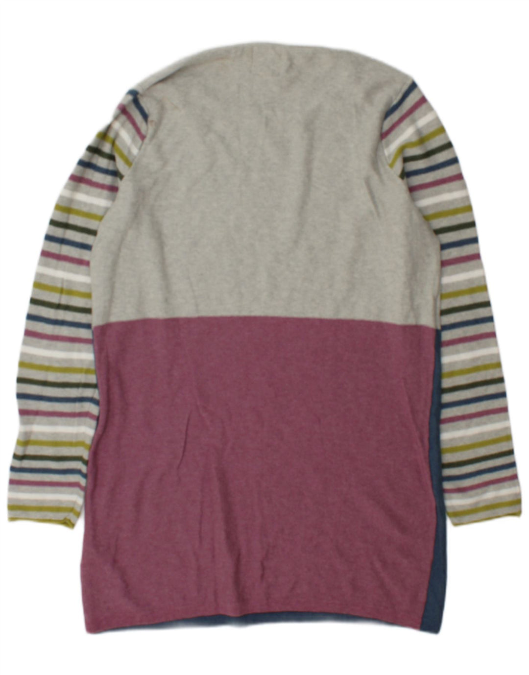 Abito maglione a maniche lunghe da donna White Stuff UK 14 Blocco colore grigio medio