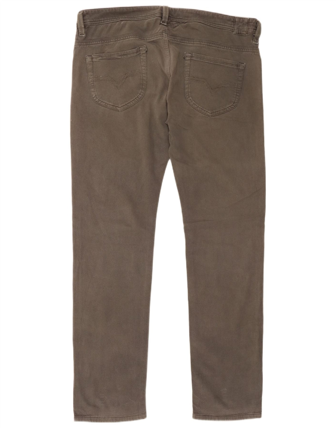 Pantaloni casual dritti da uomo Diesel W38 L34 cotone grigio