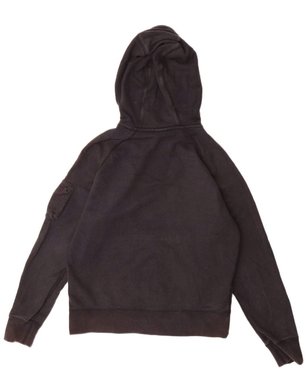 Felpa con cappuccio e zip Nike da uomo in cotone nero medio