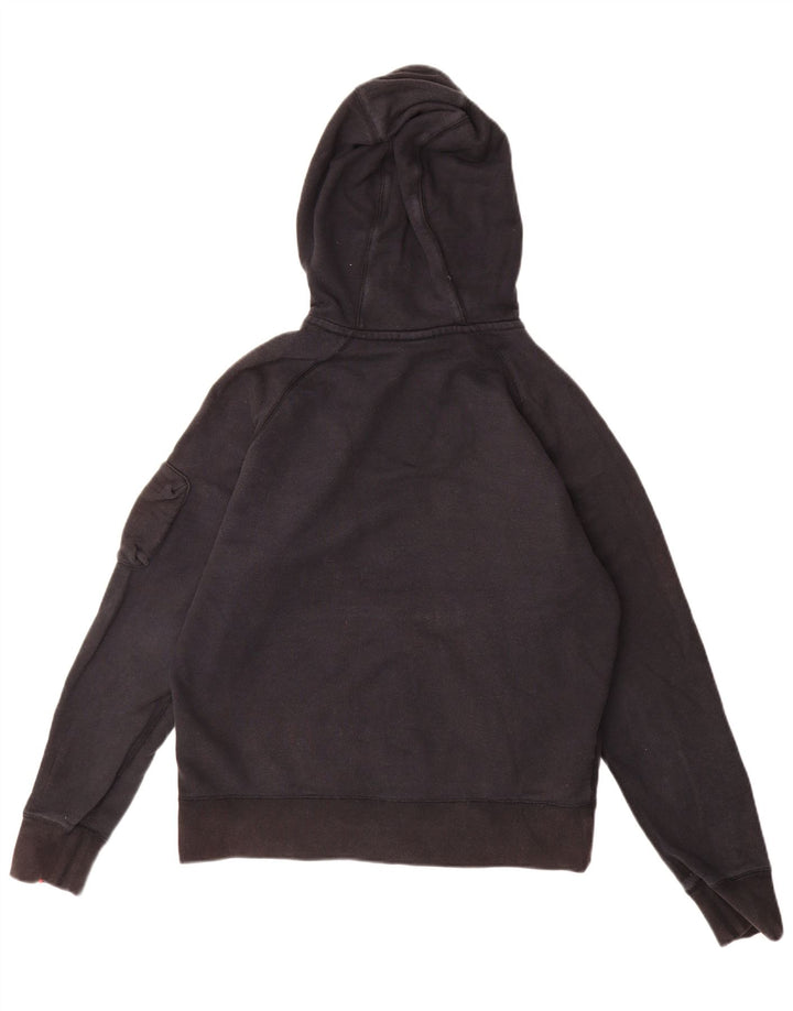 Felpa con cappuccio e zip Nike da uomo in cotone nero medio