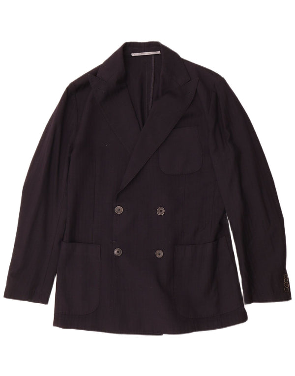 CANTARELLI Abito 2 Pezzi Doppio Petto Uomo IT 50 Large W34 L31 Blu Navy