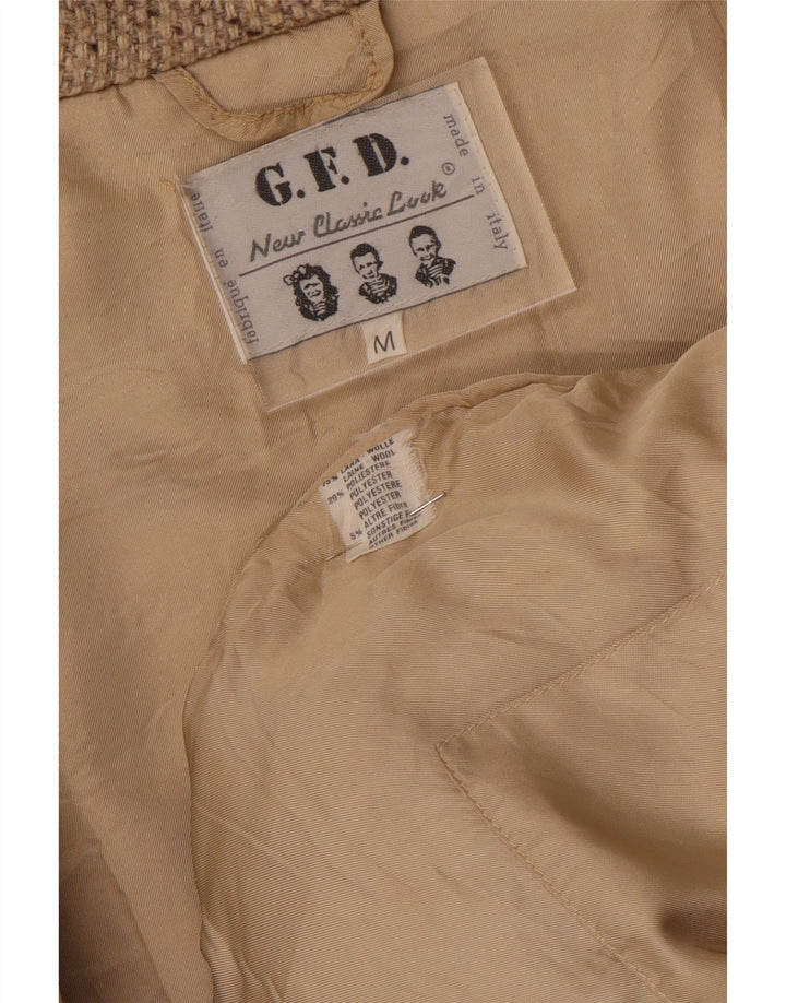 Giubbotto bomber da uomo VINTAGE UK 38 Lana screziata beige medio