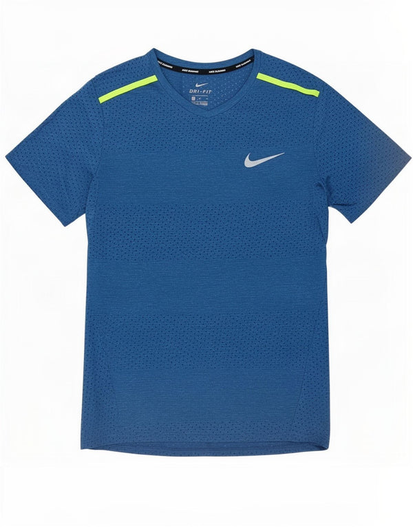 Maglietta Nike Dri Fit da uomo, blu medio