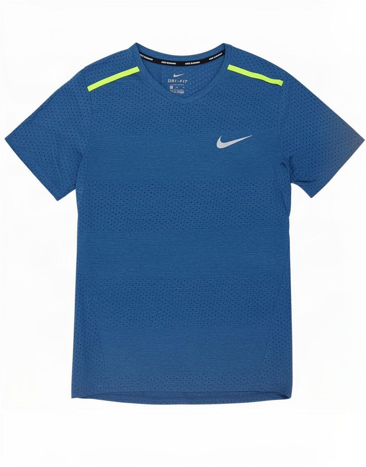 Maglietta Nike Dri Fit da uomo, blu medio