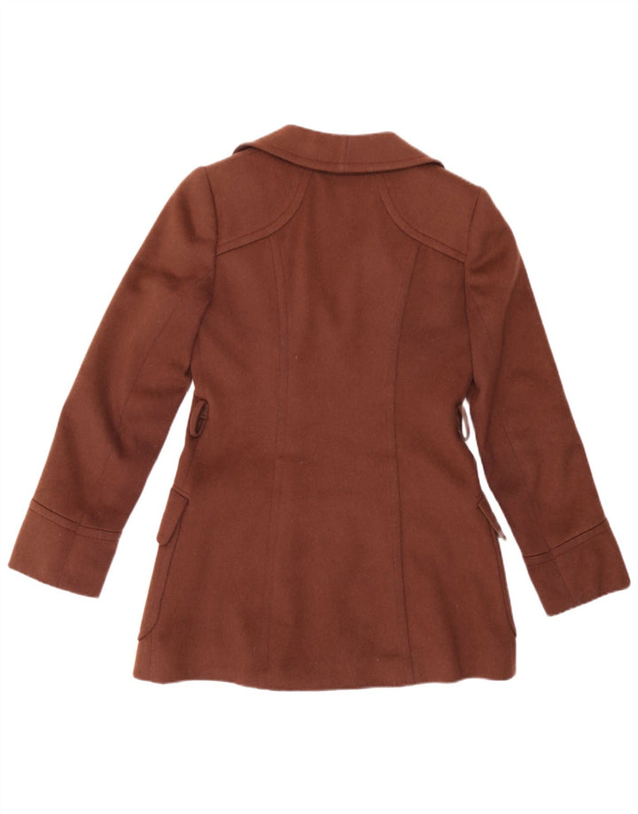 Giacca blazer doppiopetto da donna Happening IT 40 piccola marrone