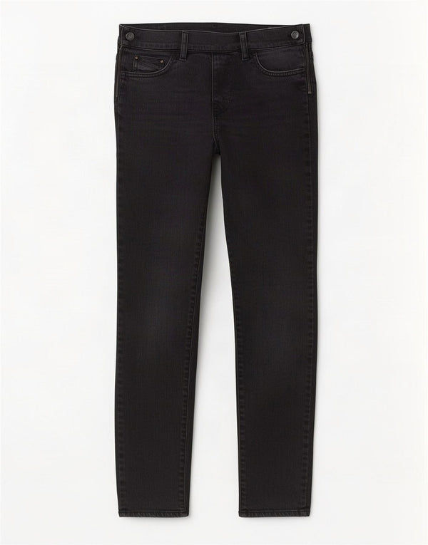 Jeans slim a vita bassa Ghosh da donna Diesel W30 L29 cotone nero