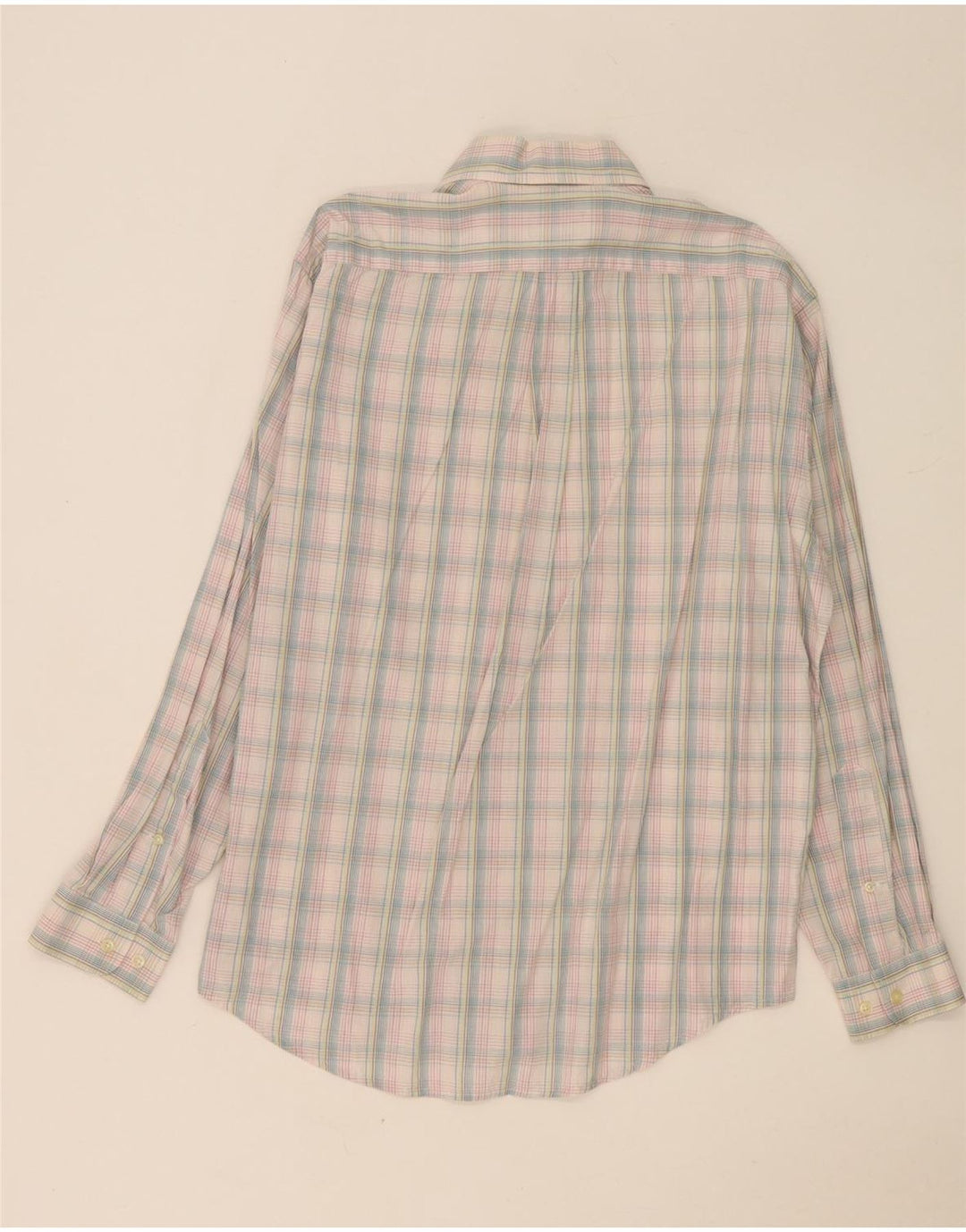 Camicia da uomo Marlboro Classics Large in cotone a quadri multicolore