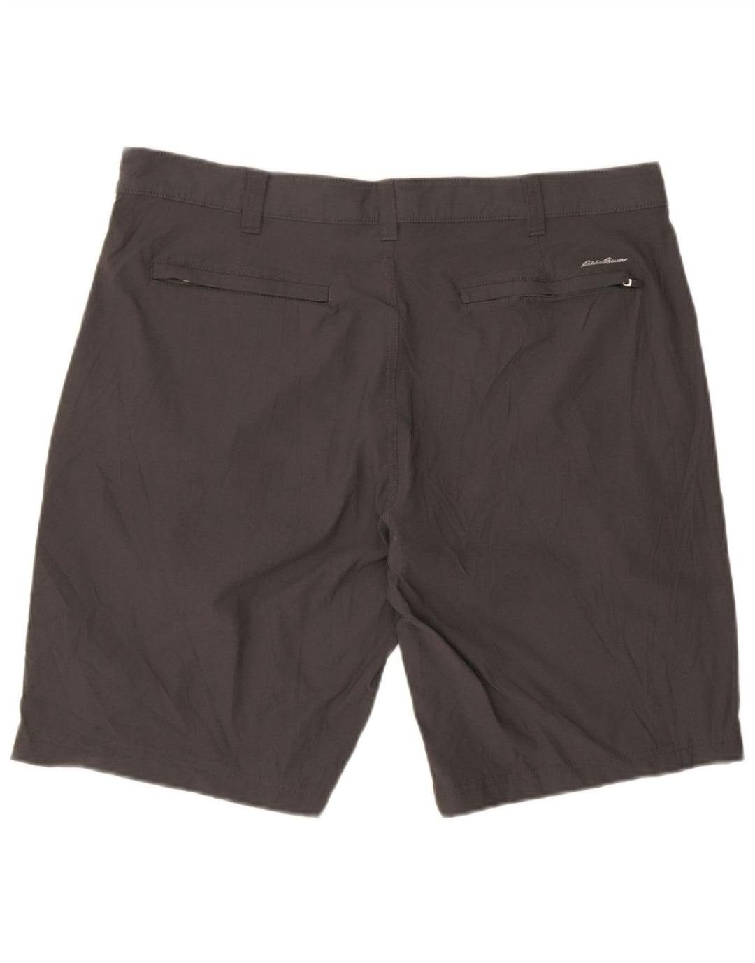 Pantaloncini chino da uomo Eddie Bauer W38 XL nylon grigio