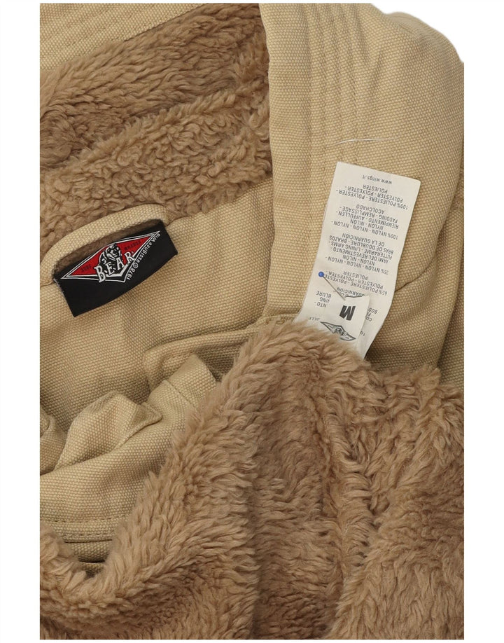 Bomber con cappuccio da uomo Bear UK 38 Cotone beige medio
