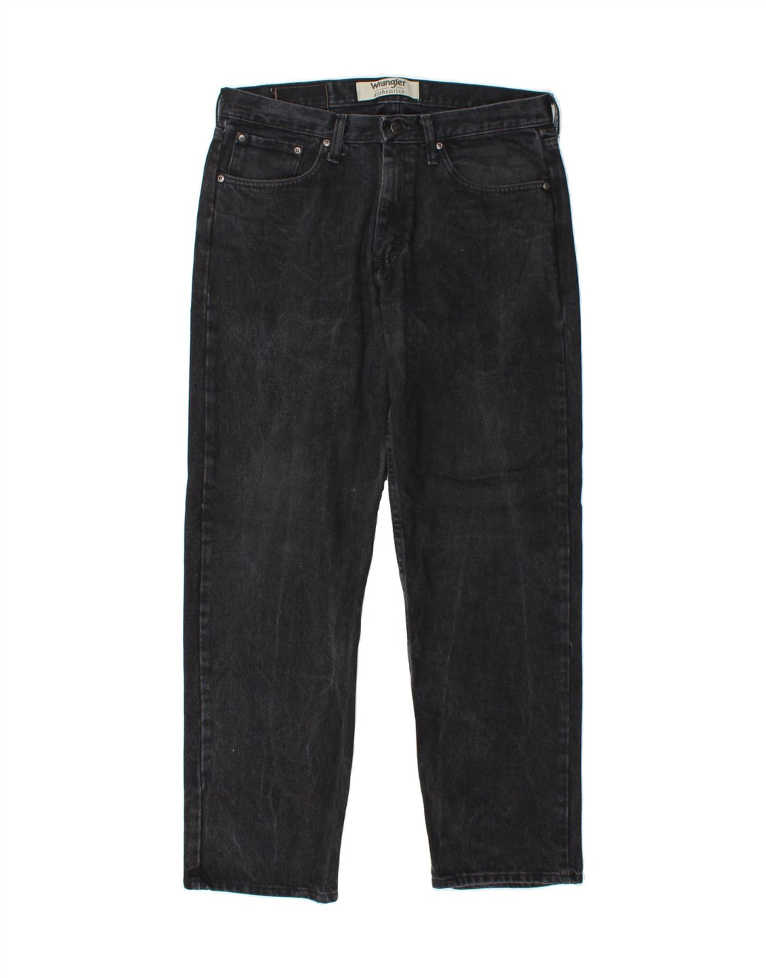 WRANGLER Mens Straight Jeans W34 L31 Grey Vintage Wrangler and Second-Hand Wrangler from Messina Hembry 