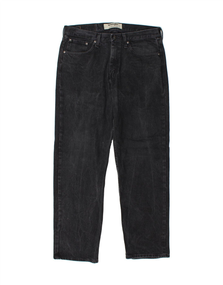 WRANGLER Mens Straight Jeans W34 L31 Grey Vintage Wrangler and Second-Hand Wrangler from Messina Hembry 