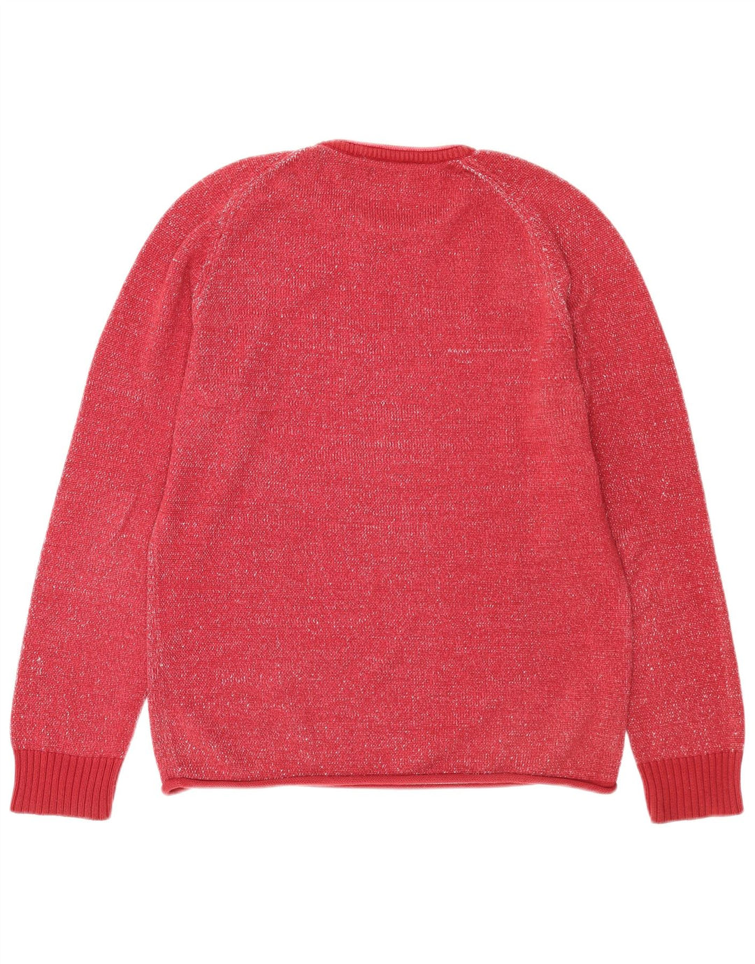 Levi's Uomo Maglione Girocollo Maglione Grande Cotone Macchiato Rosso