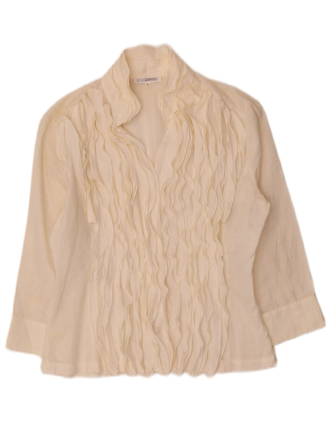 Naracamicie Camicetta oversize da donna con maniche a 3/4 US 0 XS Bianco sporco