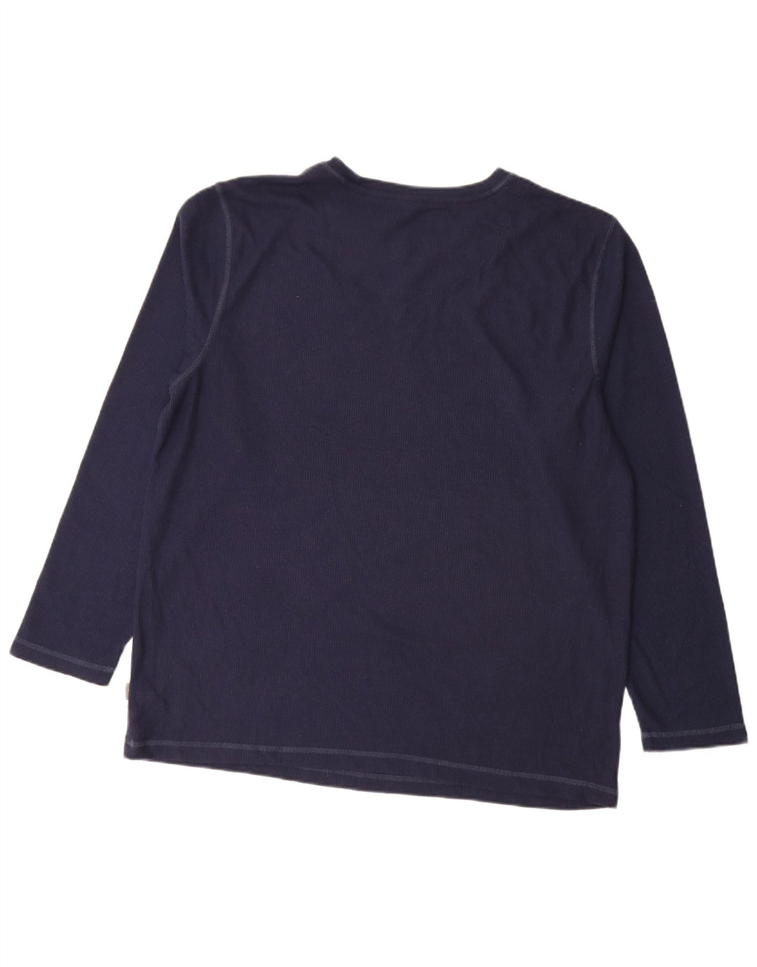 Eddie Bauer Top da uomo a maniche lunghe XL in poliestere blu navy