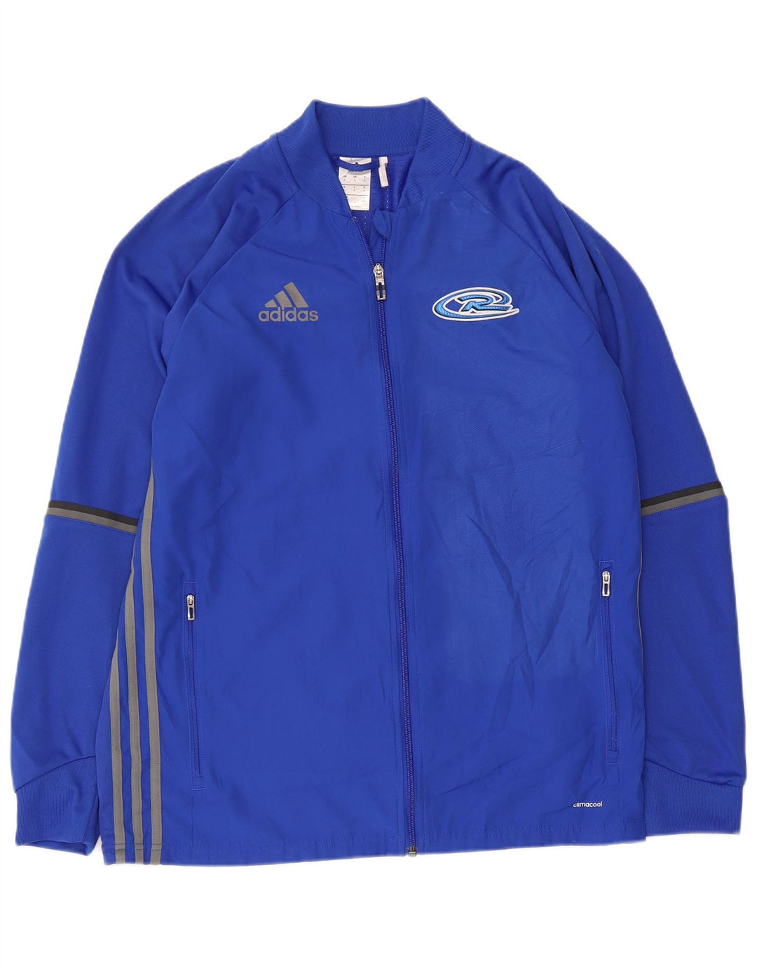 ADIDAS Giacca da uomo con grafica Climacool Graphic, giacca grande in poliestere blu