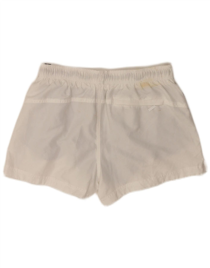 Pantaloncini da bagno grafici da uomo Calvin Klein a blocchi di colore bianco medio