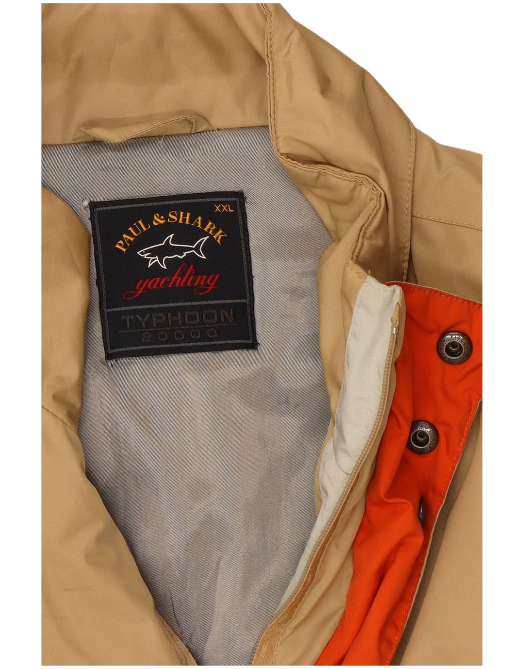 Giacca imbottita da uomo Paul & Shark UK 44 2XL Poliestere beige