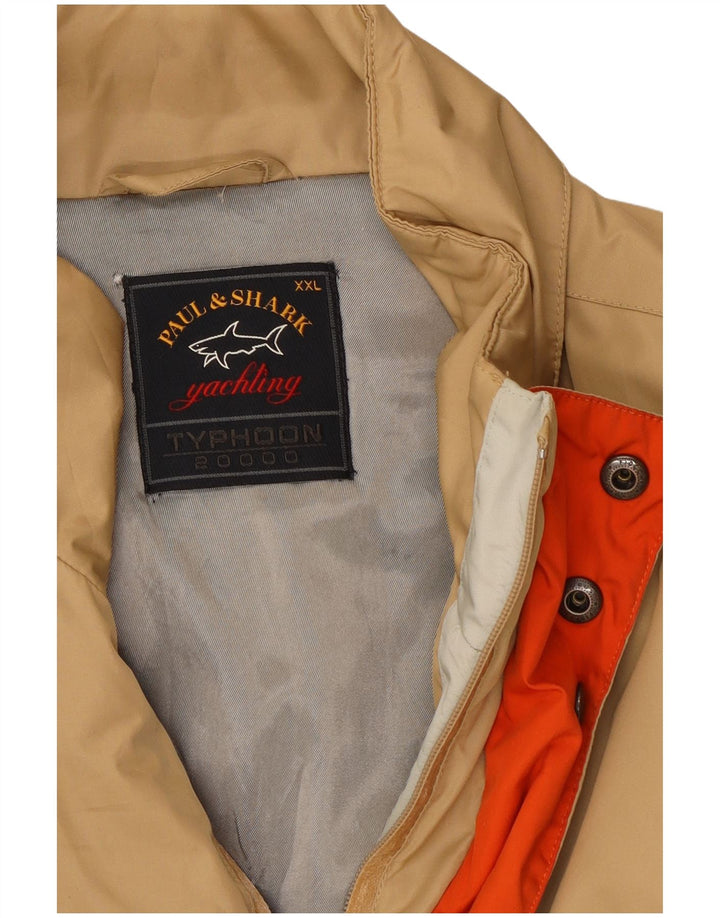 Giacca imbottita da uomo Paul & Shark UK 44 2XL Poliestere beige