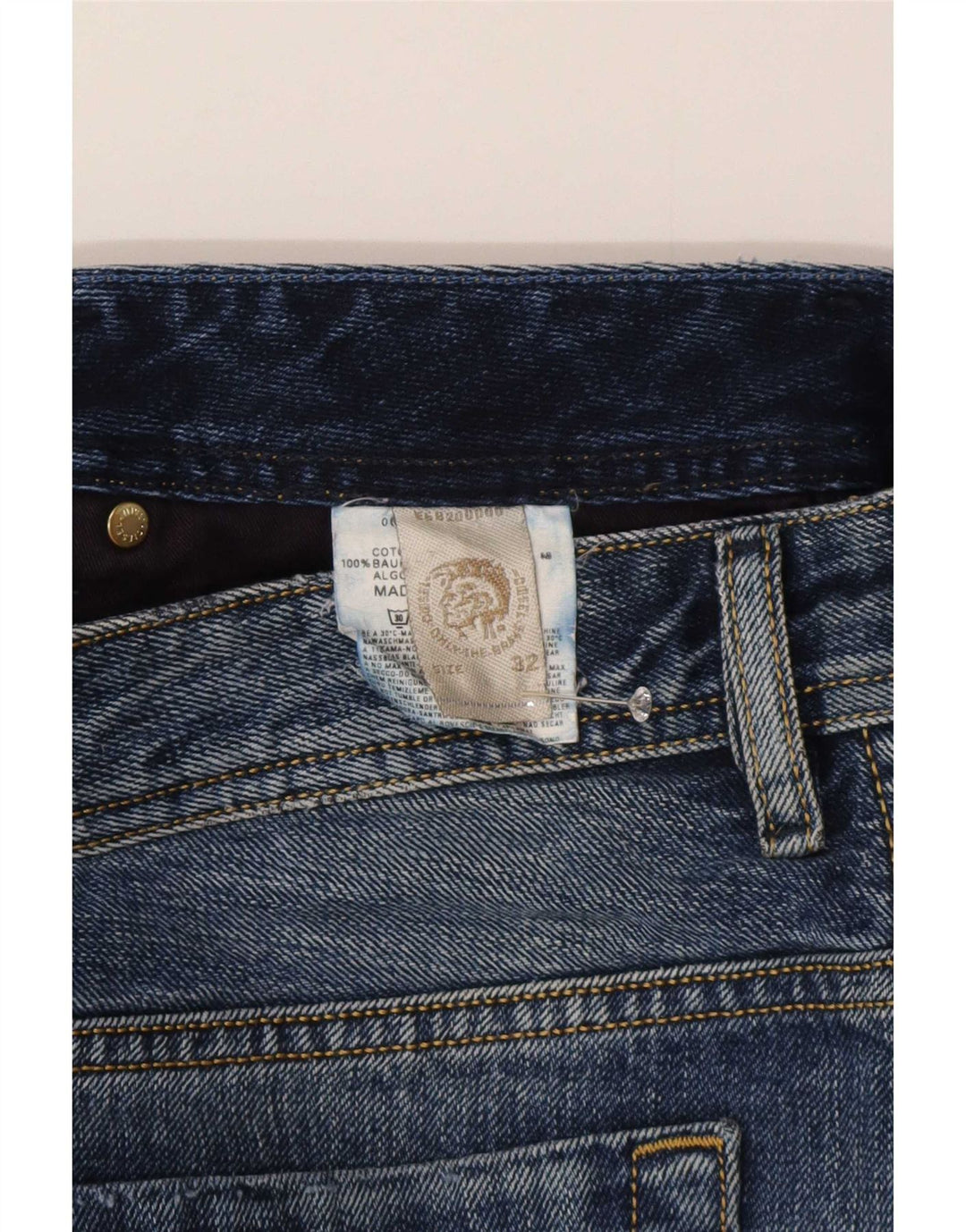 Diesel Jeans Zatiny Bootcut da uomo W32 L32 Blu