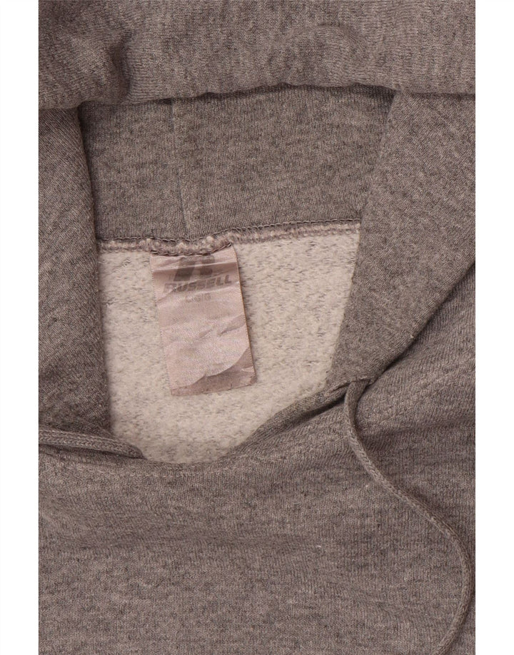 Maglione con cappuccio da uomo RUSSELL ATHLETIC grande grigio