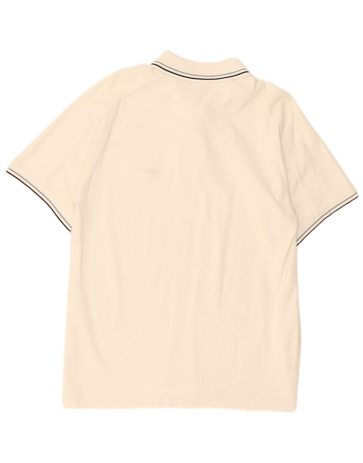 Polo Nike Uomo UK 39/41 Medio Bianco