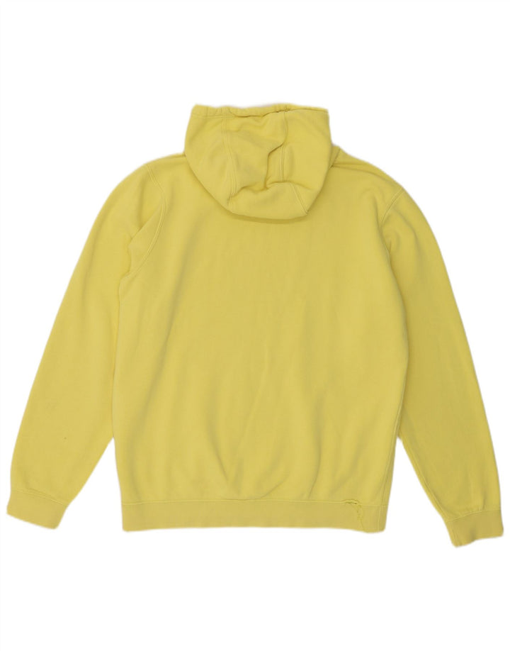 Felpa con cappuccio da uomo Nike in cotone giallo medio