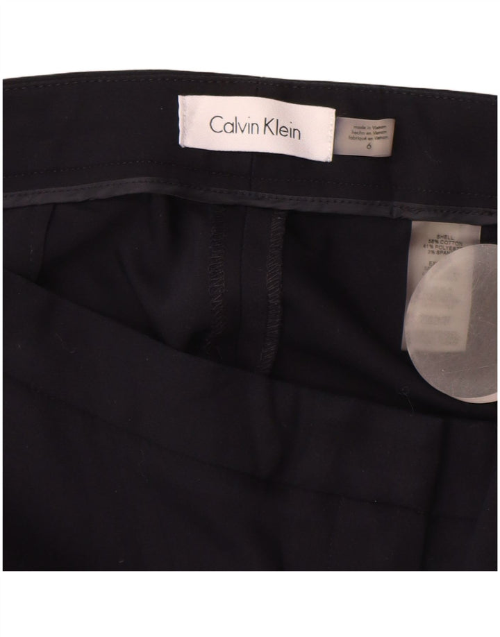 CALVIN KLEIN Pantaloni chino slim da donna US 6 medi W28 L28 Blu navy