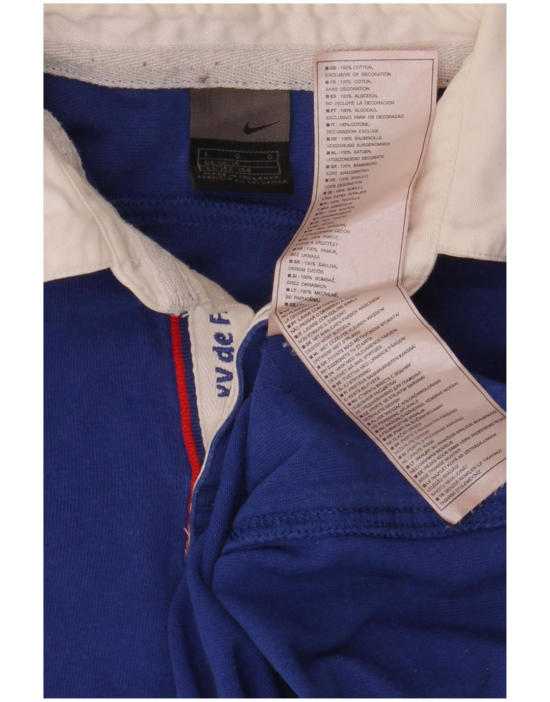 Polo da rugby da ragazzo NIKE 12-13 anni, taglia grande, blu