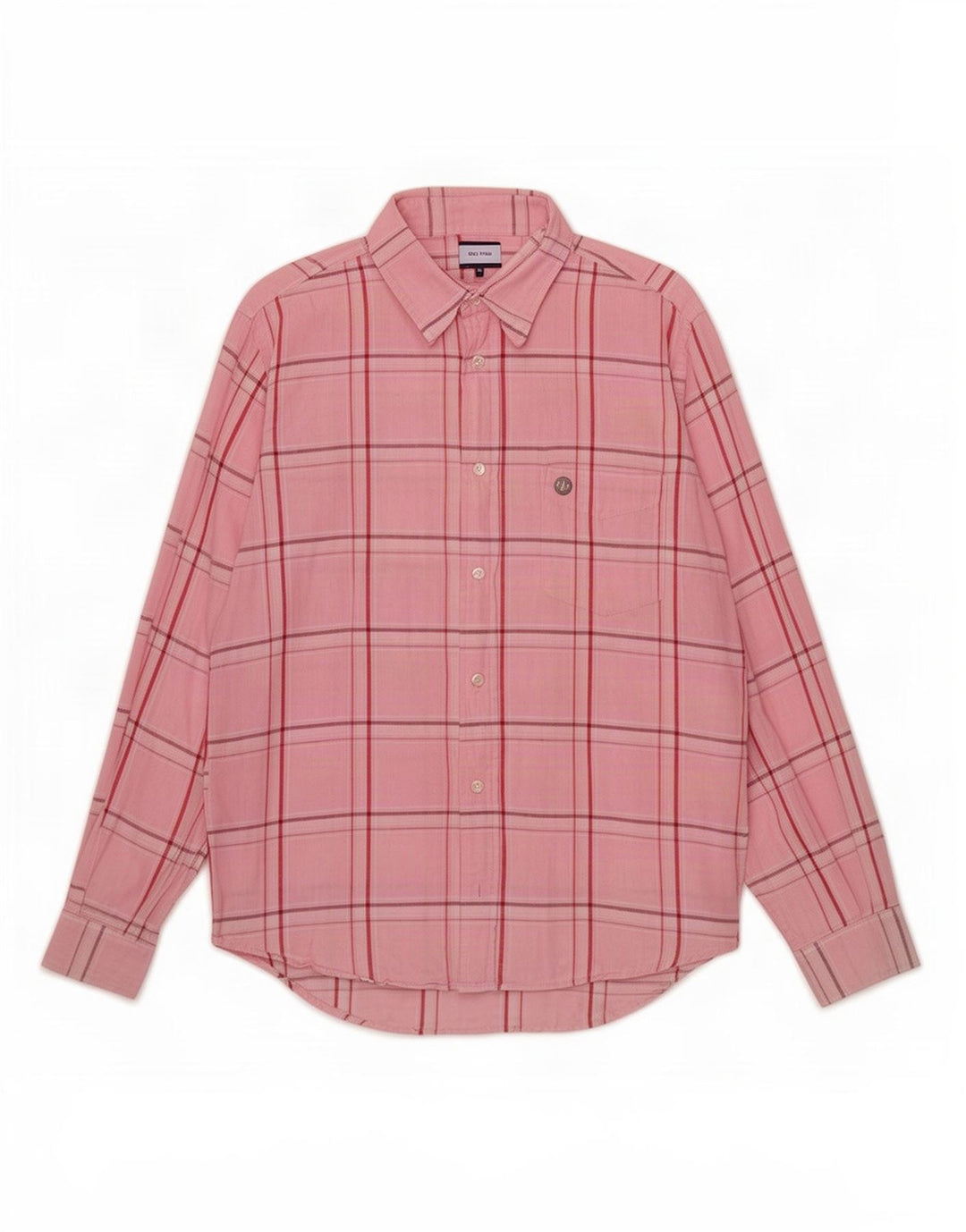 Camicia da uomo Murphy & Nye in cotone a quadri rosa medio