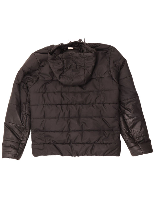 Giacca imbottita con cappuccio Nike Therma-Fit Graphic da uomo UK 40 Large Nera