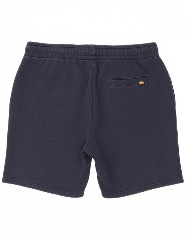 Pantaloncini sportivi grafici da uomo Ellesse di grandi dimensioni in cotone blu navy